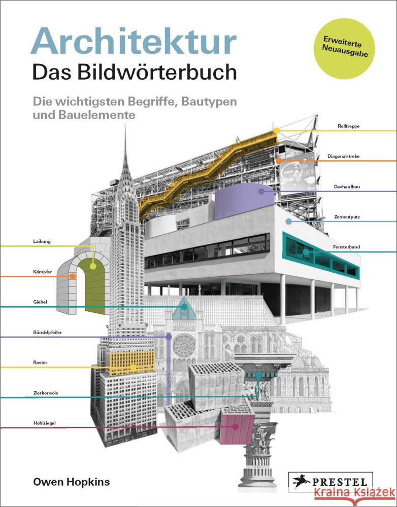 Architektur - das Bildwörterbuch Hopkins, Owen 9783791389400 Prestel - książka