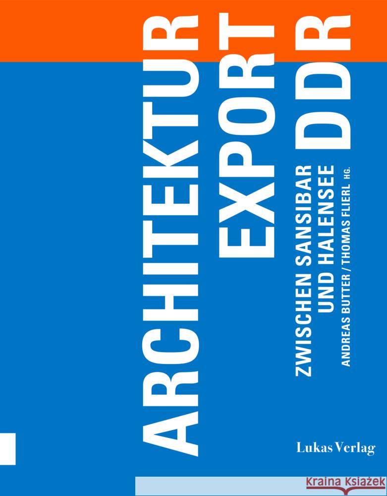 Architekturexport DDR  9783867324243 Lukas Verlag - książka