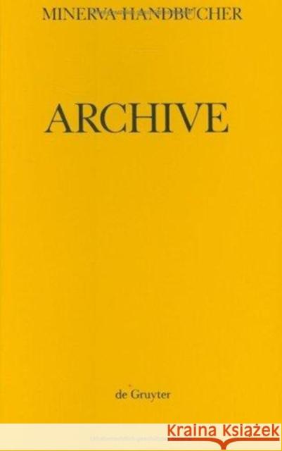 Archive  9783110019551 De Gruyter - książka