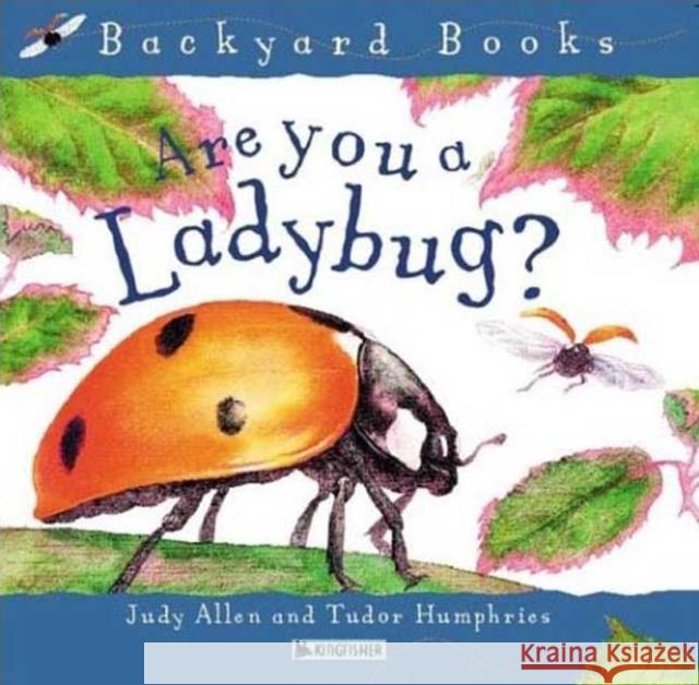 Are You a Ladybug? Judy Allen Judy Allen Tudor Humphries 9780753456033 Kingfisher - książka