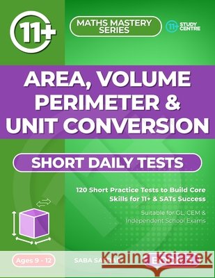 Area, Volume, Perimeter & Unit Conversion Safdar, Saba 9798267682572 Independently Published - książka