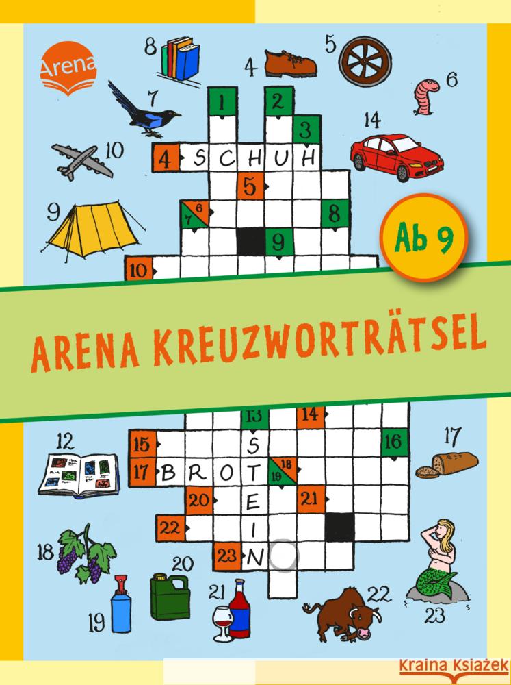 Arena Kreuzworträtsel. Ab 9 Jahren Haller, Stefan 9783401719474 Arena - książka