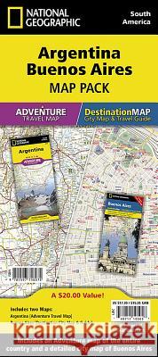 Argentina, Buenos Aires [Map Pack Bundle] National Geographic Maps 9781597756075 National Geographic Maps - książka