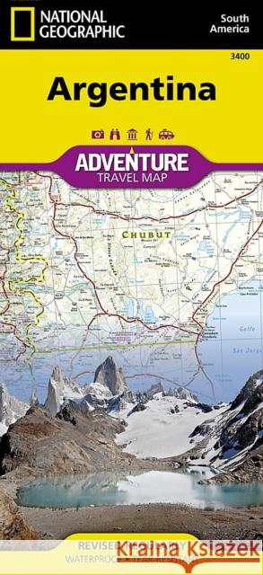 Argentina Map National Geographic Maps 9781566955447 National Geographic Maps - książka