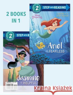 Ariel Is Fearless/Jasmine Is Helpful (Disney Princess) Rh Disney                                Rh Disney 9780736438025 Random House Disney - książka