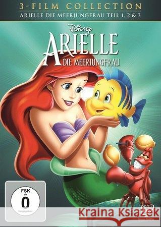 Arielle, die Meerjungfrau 1-3, 3 DVDs : Disney Classics + 2. & 3.Teil  8717418532765 Walt Disney Studios Home Entertainment - książka