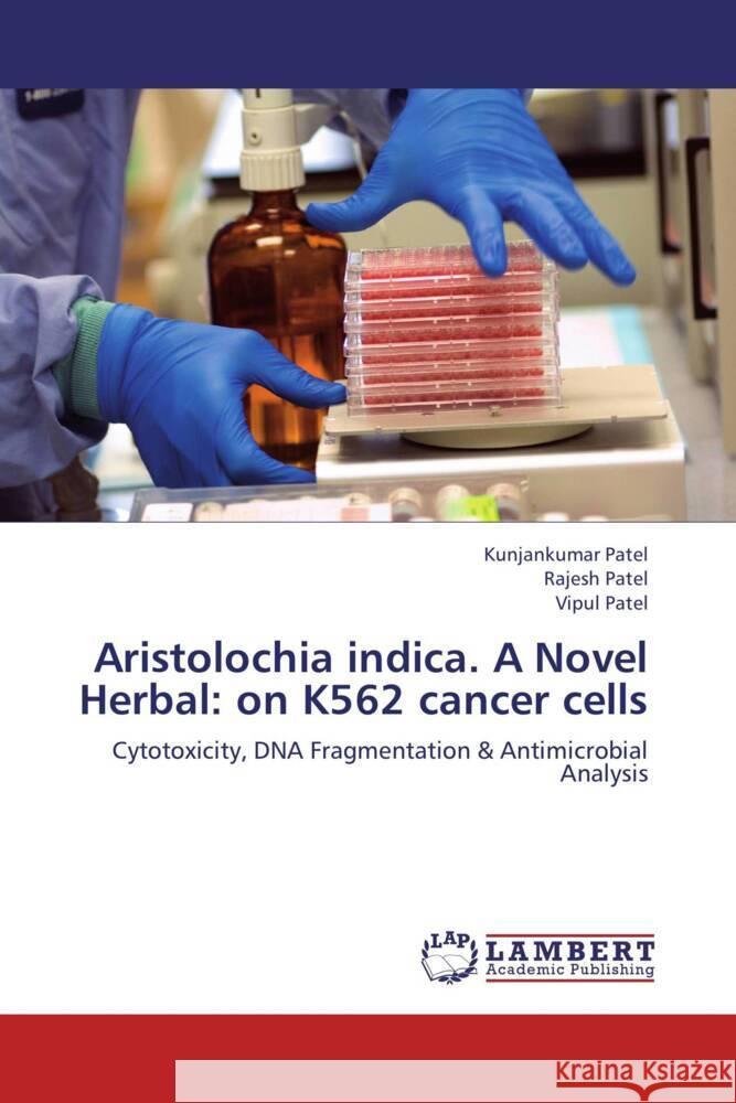 Aristolochia indica. A Novel Herbal: on K562 cancer cells : Cytotoxicity, DNA Fragmentation & Antimicrobial Analysis Patel, Kunjankumar; Patel, Rajesh; Patel, Vipul 9783659274312 LAP Lambert Academic Publishing - książka