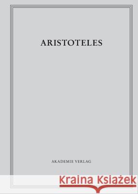 Aristoteles, BAND 5, Poetik Arbogast Schmitt, Arbogast Schmitt 9783050051161 Walter de Gruyter - książka