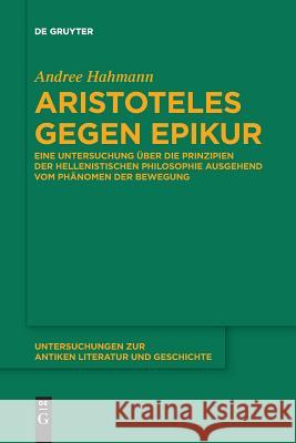 Aristoteles gegen Epikur Hahmann, Andree 9783110660258 De Gruyter (JL) - książka