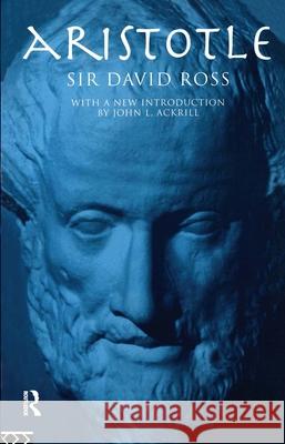 Aristotle David Ross John L. Ackrill  9780415120685 Taylor & Francis - książka
