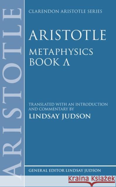 Aristotle, Metaphysics Lambda Lindsay Judson 9780198833109 Oxford University Press, USA - książka