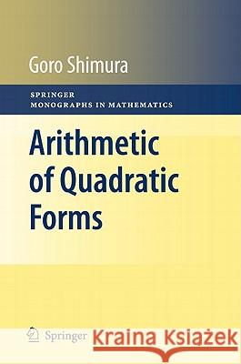 Arithmetic of Quadratic Forms  Shimura 9781441917317  - książka