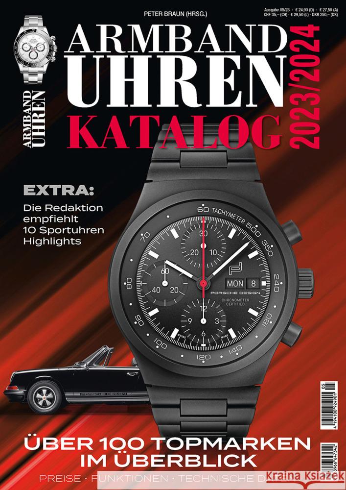 Armbanduhren Katalog 2023/2024 Braun, Peter 9783966647342 Heel Verlag - książka