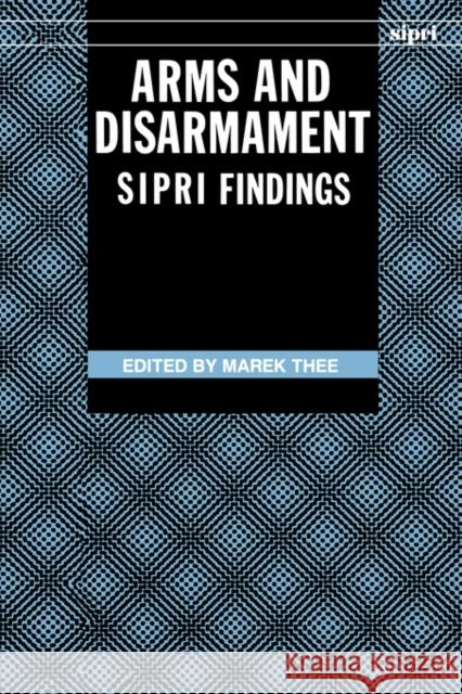 Arms and Disarmament: SIPRI Findings  9780198291114 OXFORD UNIVERSITY PRESS - książka