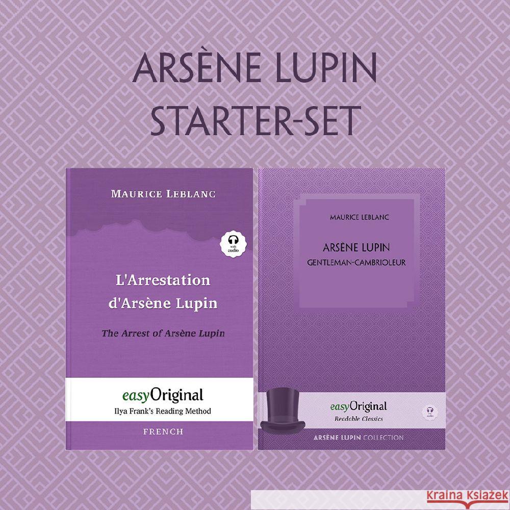 Arsène Lupin (with audio-online) - Starter-Set - French-English, m. 1 Audio, m. 1 Audio Leblanc, Maurice 9783991127079 EasyOriginal - książka