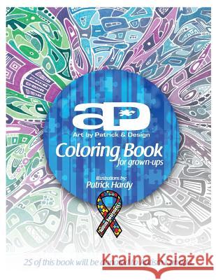 Art by Patrick Colouring Book for adults Hardy, Patrick 9781975942458 Createspace Independent Publishing Platform - książka