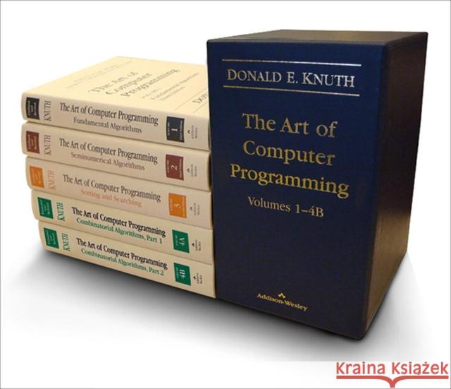 Art of Computer Programming, The, Volumes 1-4B, Boxed Set Donald Knuth 9780137935109 Pearson Education (US) - książka