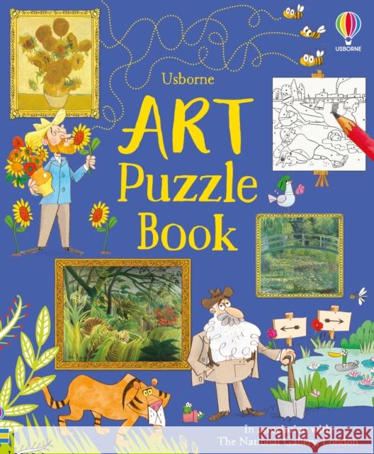 Art Puzzle Book Rosie Dickins 9781805074496 Usborne Publishing Ltd - książka