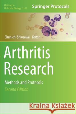 Arthritis Research: Methods and Protocols Shiozawa, Shunichi 9781493904037 Humana Press - książka