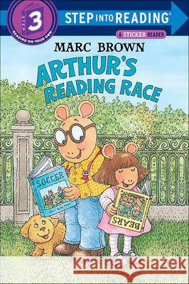 Arthur's Reading Race Marc Tolon Brown 9780613183888 Tandem Library - książka