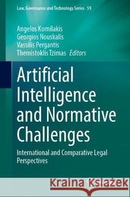 Artificial Intelligence and Normative Challenges  9783031410802 Springer International Publishing - książka