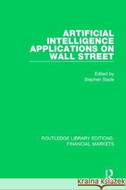 Artificial Intelligence Applications on Wall Street  9781138570832 Taylor and Francis - książka