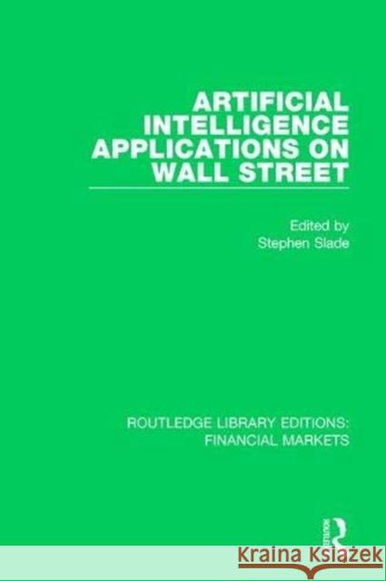 Artificial Intelligence Applications on Wall Street  9781138570870 Taylor and Francis - książka