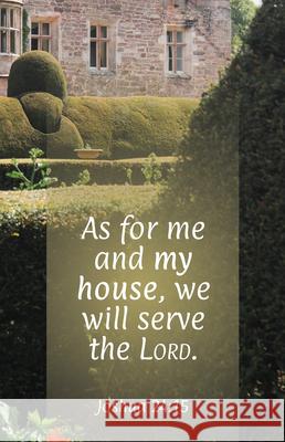 As for Me Bulletin (Pkg 100) General Worship  9781430084624 Broadman Church Supplies - książka