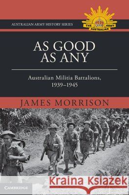 As Good As Any James (University of New South Wales, Sydney) Morrison 9781009743488 Cambridge University Press - książka