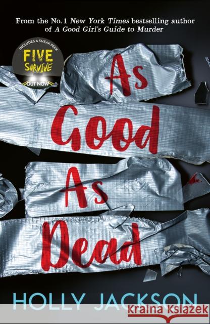 As Good As Dead Jackson, Holly 9781405298605 HarperCollins Publishers - książka