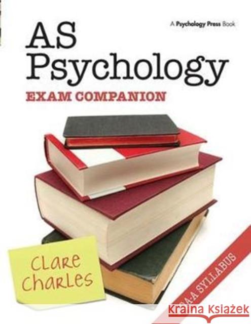 As Psychology Exam Companion Clare Charles 9781138408630 Psychology Press - książka