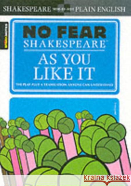 As You Like It (No Fear Shakespeare): Volume 13 Sparknotes 9781411401044 Spark - książka