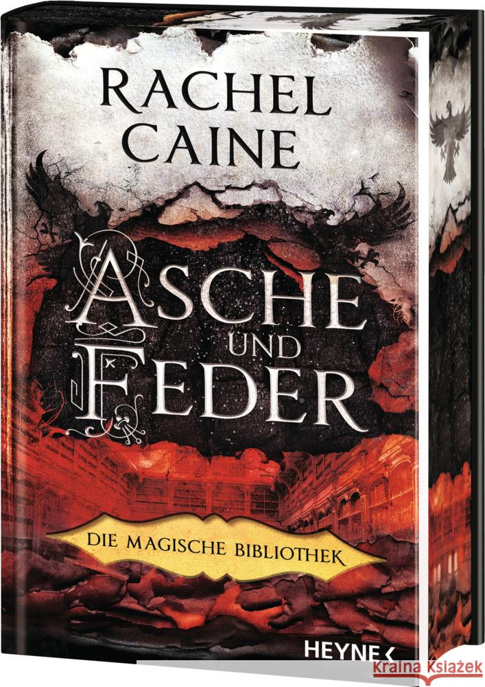 Asche und Feder - Magische Bibliothek Caine, Rachel 9783453274778 Heyne - książka