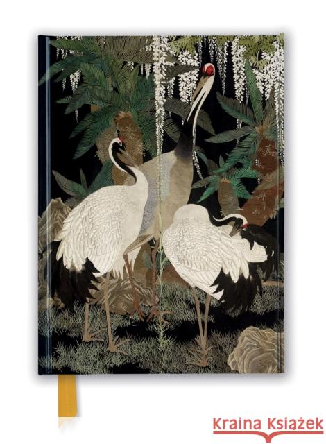 Ashmolean: Cranes, Cycads and Wisteria by Nishimura So-Zaemon XII (Foiled Journal) Flame Tree Studio 9781787558045 Flame Tree Publishing - książka