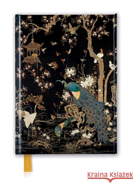 Ashmolean Museum: Embroidered Hanging with Peacock (Foiled Journal) Flame Tree Studio 9781787550315 Flame Tree Publishing - książka