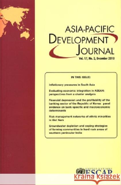 Asia-Pacific Development Journal, December 2010 United Nations 9789211206197  - książka