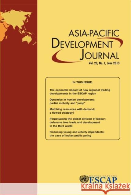 Asia-Pacific Development Journal June 2013 United Nations 9789211206616 United Nations - książka