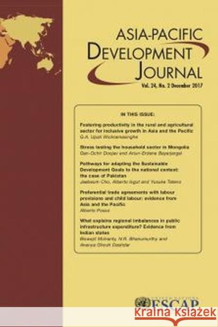 Asia-Pacific Development Journal, Vol. 24, No. 2, December 2017 United Nations 9789211207712 United Nations - książka
