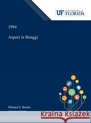 Aspect in Bonggi Michael Boutin 9780530003856 Dissertation Discovery Company - książka