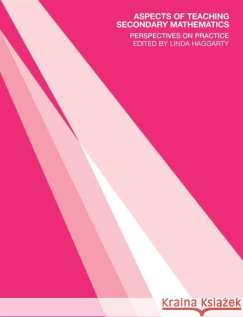 Aspects of Teaching Secondary Mathematics Haggarty, Linda 9780415266413  - książka