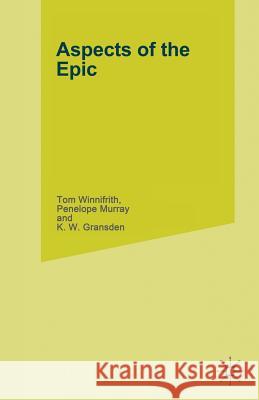 Aspects of the Epic Tom Winnifrith 9781349058136 Palgrave MacMillan - książka