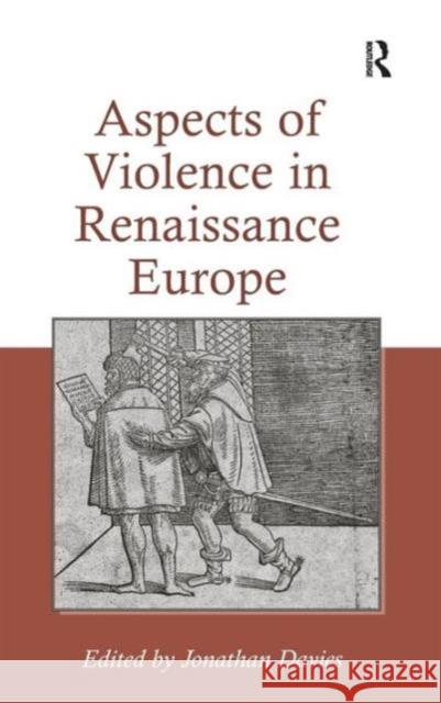 Aspects of Violence in Renaissance Europe  9781409433415  - książka
