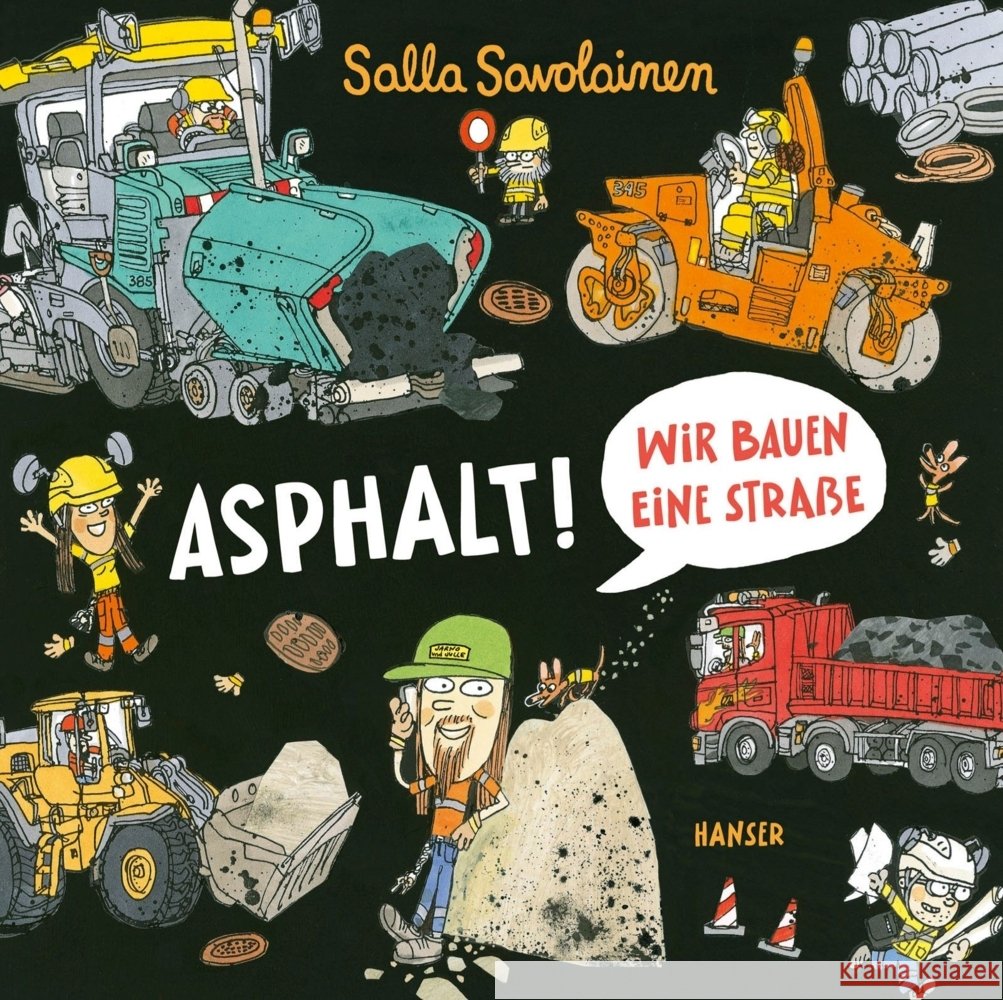 Asphalt! Savolainen, Salla 9783446281141 Hanser - książka