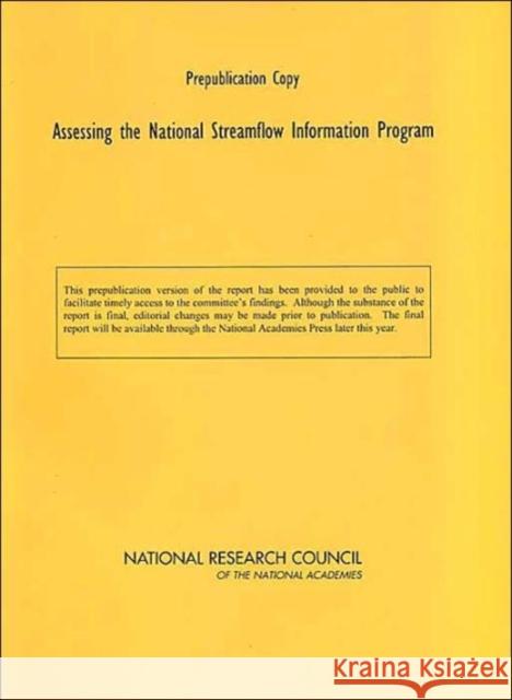 Assessing the National Streamflow Information Program Committee on Review of the USGS National Streamflow Information Program 9780309092104 National Academy Press - książka