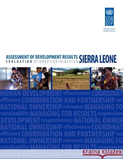 Assessment of Development Results: Sierra Leone United Nations Publications 9789211263824 United Nations (Un) - książka