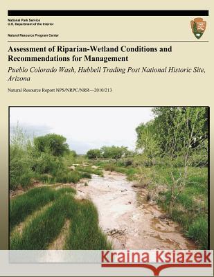 Assessment of Riparian-Wetland Conditions and Recommendations for Management: Pueblo Colorado Wash, Hubbell Trading Post National Historic Site, Arizo Joel Wagner Richard Inglis National Park Service 9781492326441 Createspace - książka