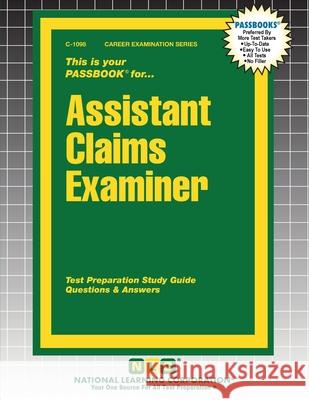 Assistant Claims Examiner Passbooks 9781799310983 National Learning Corp - książka