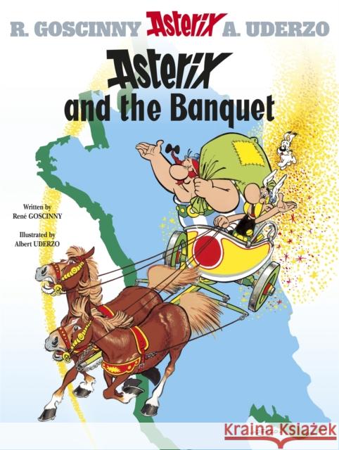 Asterix: Asterix and The Banquet: Album 5 Rene Goscinny 9780752866093 Little, Brown Book Group - książka