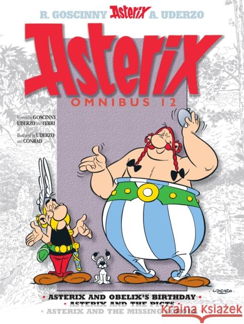 Asterix: Asterix Omnibus 12: Asterix and Obelix's Birthday, Asterix and The Picts, Asterix and The Missing Scroll Rene Goscinny   9781510107236 Little, Brown Book Group - książka