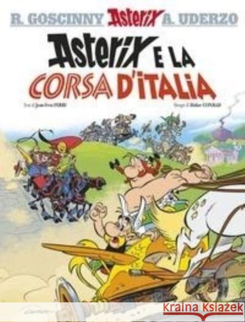 ASTERIX E LA CORSA DITALIA RENE GOSCINNY 9788891230195 LANGUAGE BOOKS LTD - książka